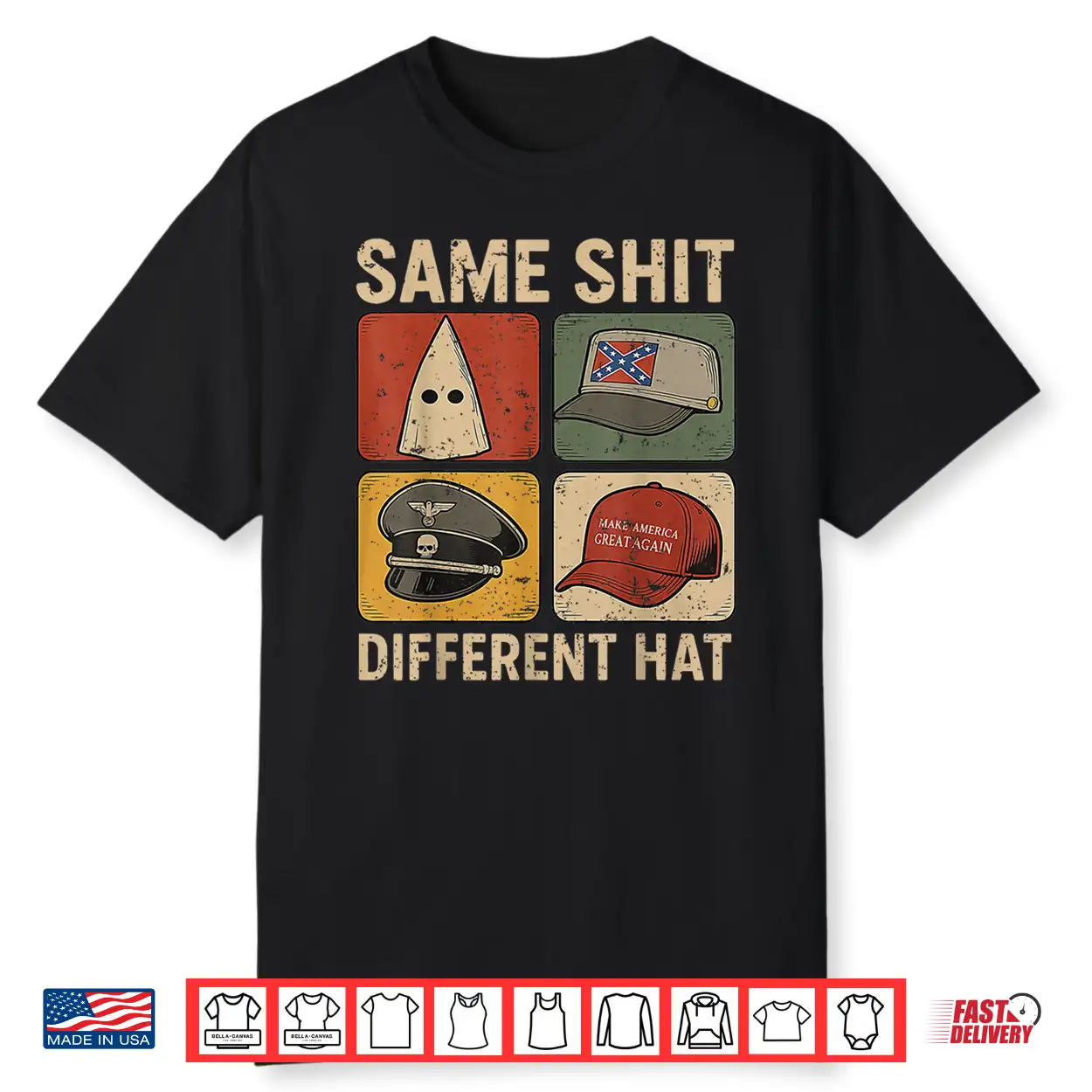 Same Shit Different Hat Retro Vintage Shirt Same Shit Different Hat Retro Vintage Shirt