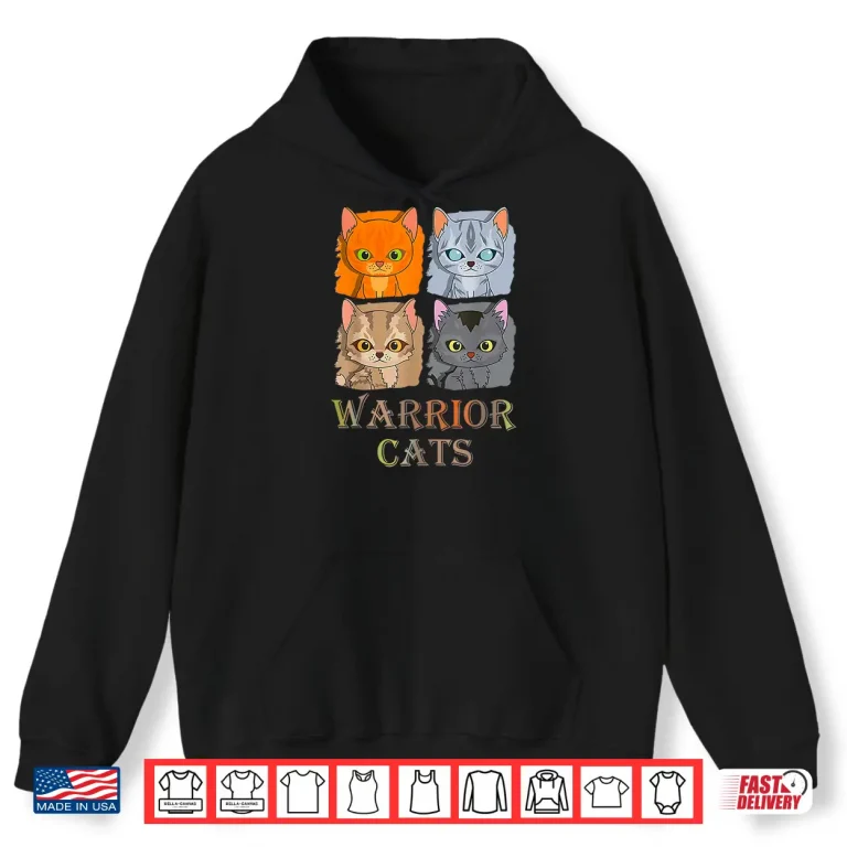 Hoodie Warrior Cats Lovers Shirt