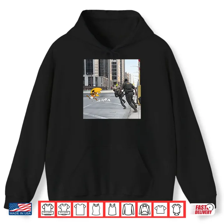 Hoodie Cyclist Taunting ICE Agents Shirt
