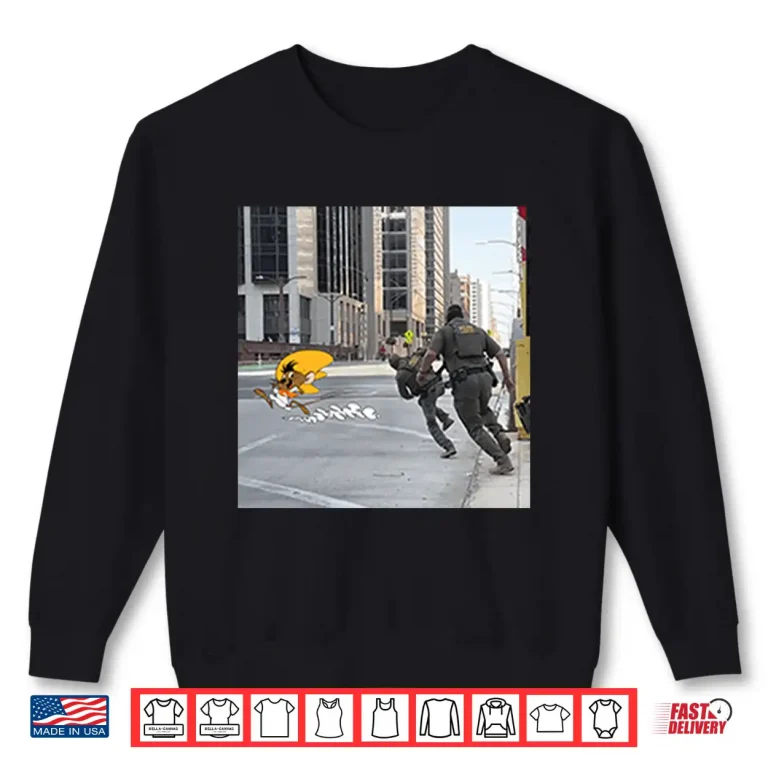 Sweatshirt Cyclist Taunting ICE Agents Shirt