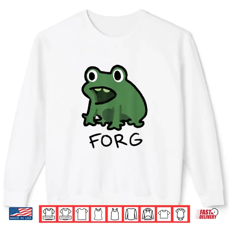 Sweatshirt Funny Frog Forg Meme Forg Japan Shirt