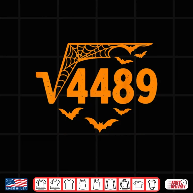 Design Square Root 4489 Funny Halloween Meme 67 Math Teacher Shirt