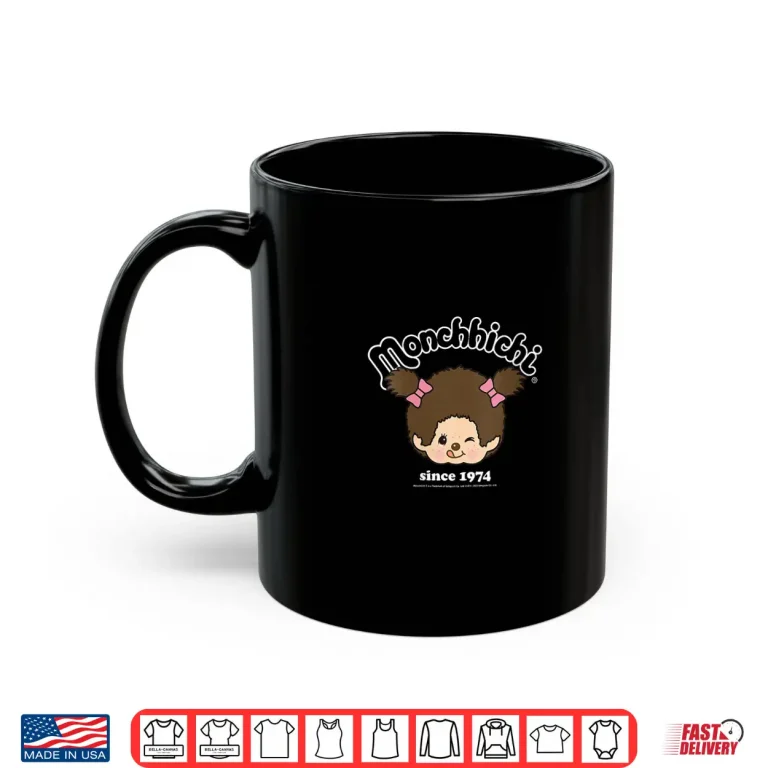 Monchhichi Since 1974 Happy Little Fluffy Girl Shirt 3 Mug Monchhichi Since 1974 Happy Little Fluffy Girl Shirt