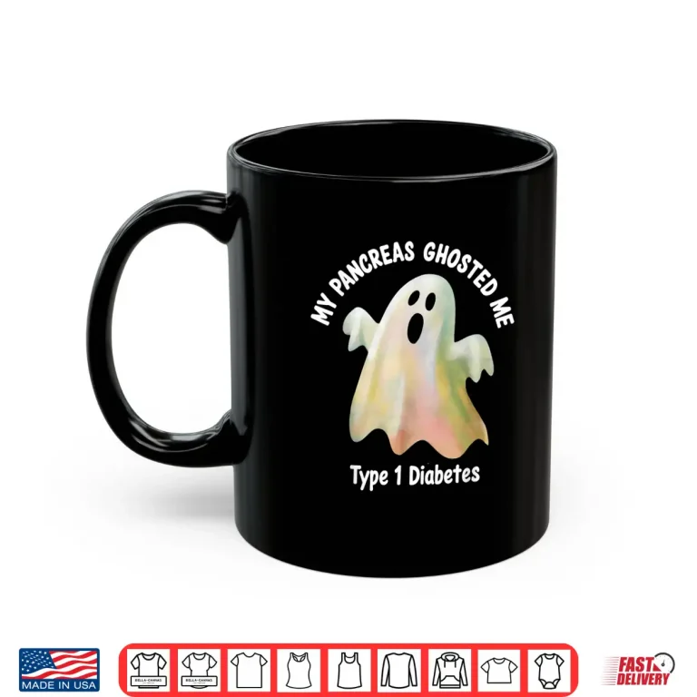 My Pancreas Ghosted Me Diabetes Halloween Shirt 3 Mug My Pancreas Ghosted Me Diabetes Halloween Shirt
