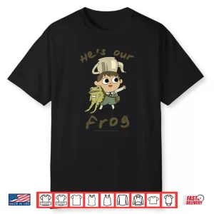Over The Garden Wall He’S Our Frog Cute Cottagecore Cartoon Shirt