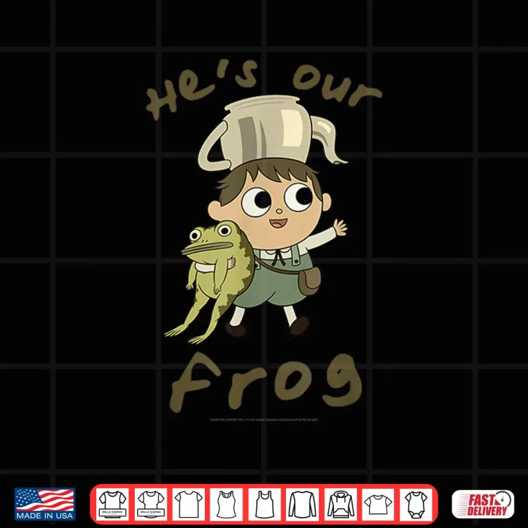 Over The Garden Wall He'S Our Frog Cute Cottagecore Cartoon Shirt 4 Design Over The Garden Wall Hes Our Frog Cute Cottagecore Cartoon Shirt
