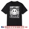 Support Lung Cancer Awareness Smile White Ribbon Shirt