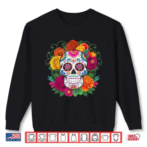 Sweatshirt Dia De Los Muertos Day of The Dead Sugar Skull Shirt