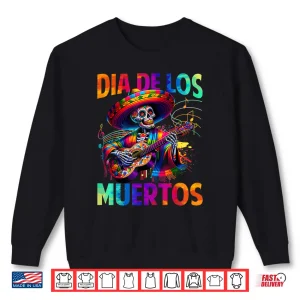 Sweatshirt Dia de Muertos Skeleton Playing Guitar Day of The Dead Shirt