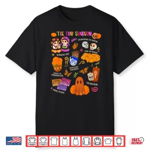 Tis The Season Dia De Los Muertos Sugar Skulls Day Of Dead Shirt