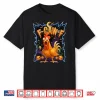 Scared Chicken F Caw F Halloween Shirt