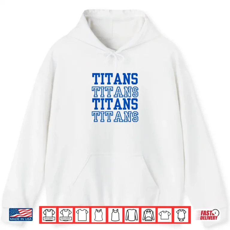 Hoodie Stacked Text Volleyball Team Shirt