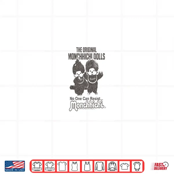 Design Monchhichi The Original Dolls No One Can Resist Old Photo Shirt