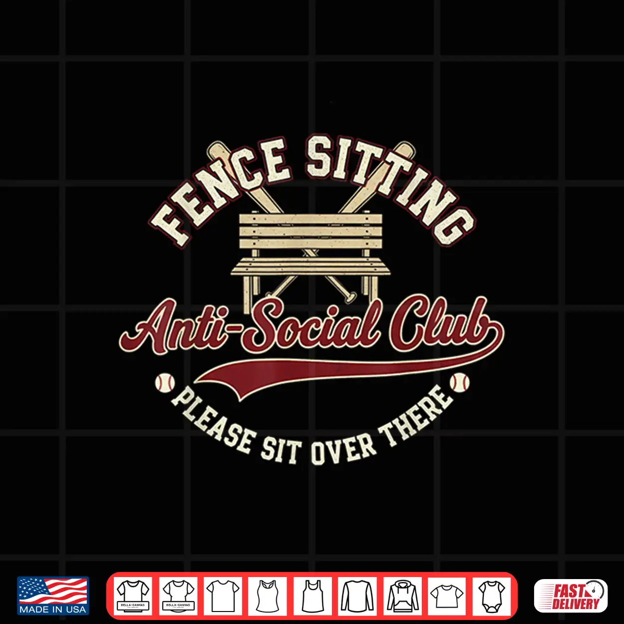Fence Sitting Anti Social Club Please Sit Over There Shirt Fence Sitting Anti Social Club Please Sit Over There Shirt