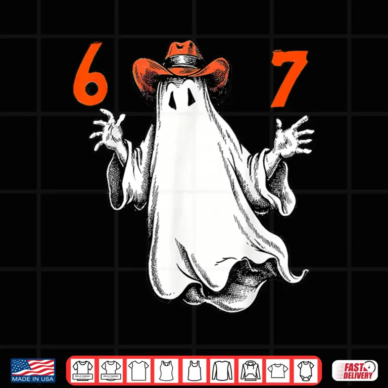 Design Haunted by 6 7 Funny Ghost Thanksgiving Fall Autumn Shirt