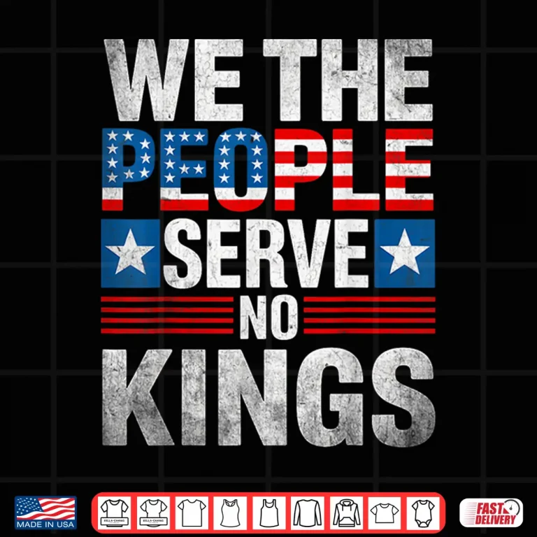Design No King Patriotic Freedom Shirt
