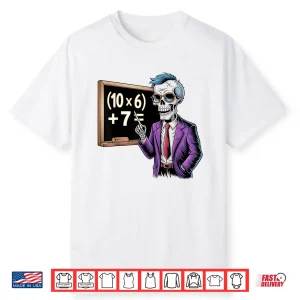 67 Math Teacher Meme Brainrot Six Seven Halloween Equation Shirt