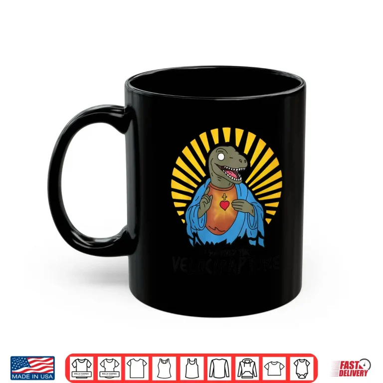Mug I Survived The Velocirapture Raptor Jesus Shirt