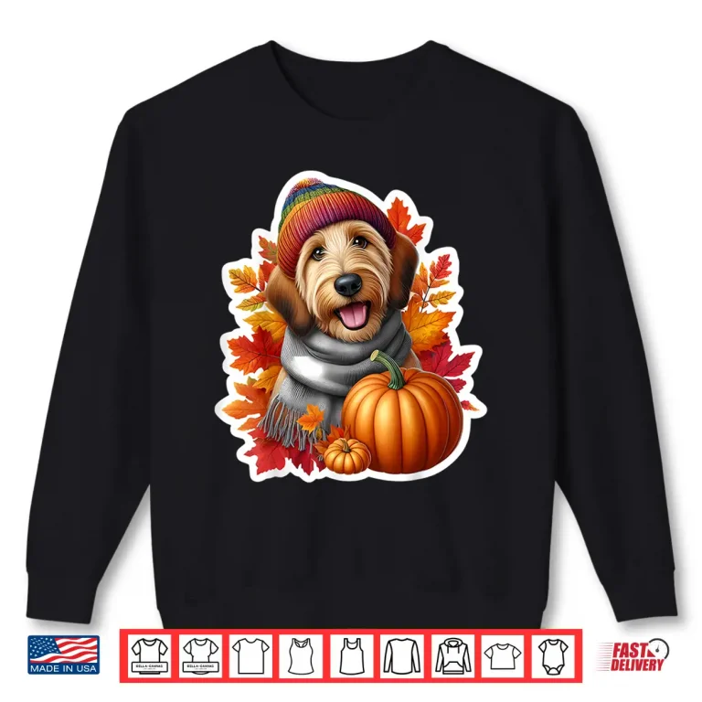 Sweatshirt Autumn Fall Otterhound Dog Owner Thanksgiving Mom Dad Cozy Shirt