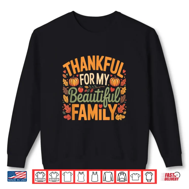 Sweatshirt Family Thanksgiving Shirts Pumpkin Shirt
