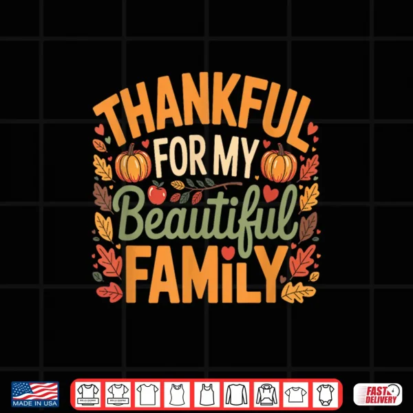 Design Family Thanksgiving Shirts Pumpkin Shirt