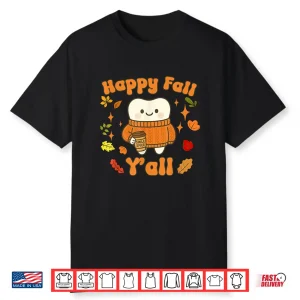 Happy Fall Yall Dental Assistant Hygienist Dentist Autumn Shirt