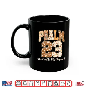 Mug Psalm 23 The Lord is My Shepherd Christian Fall Thanksgiving Shirt