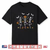 Skeleton Spooky Dancing Fall Halloween Thanksgiving Dance Shirt