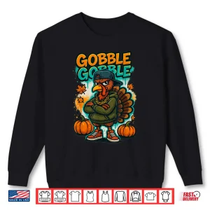 Sweatshirt Thanksgiving Shirt for Boys Kids Youth Hip Hop Turkey Shirt