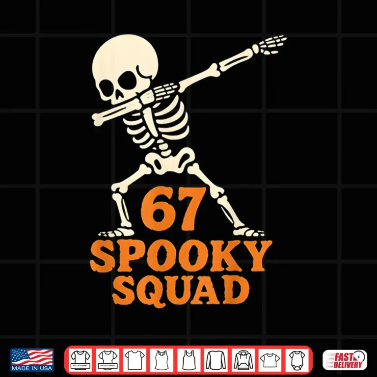 Design 67 Halloween Meme 6 7 Numbers Six Seven Shirt 1