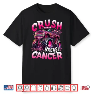 Crush Breast Cancer Monster Truck Shirt