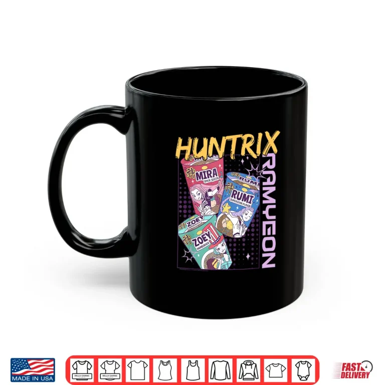 Mug Huntrix Ramyeon Instant Noodle Full Color Shirt 1