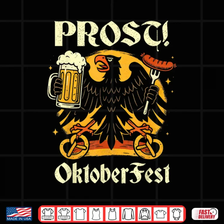 Prost Oktoberfest German Eagle Beer Shirt 4 Design Prost Oktoberfest German Eagle Beer Shirt 1