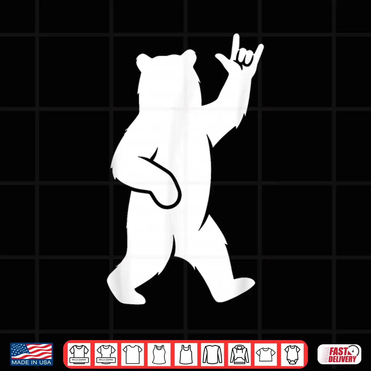 Bear I Love You Hand Sign Language Cute Asl Valentine’S Day Shirt Bear I Love You Hand Sign Language Cute Asl Valentine’S Day Shirt