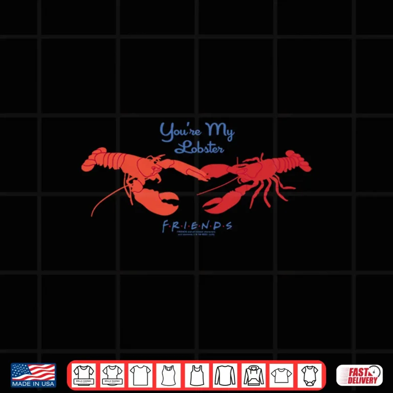 Friends You'Re My Lobster Cute Valentine'S Day 90'S Show Long Sleeve Shirt 4 Design Friends YouRe My Lobster Cute ValentineS Day 90S Show Long Sleeve Shirt