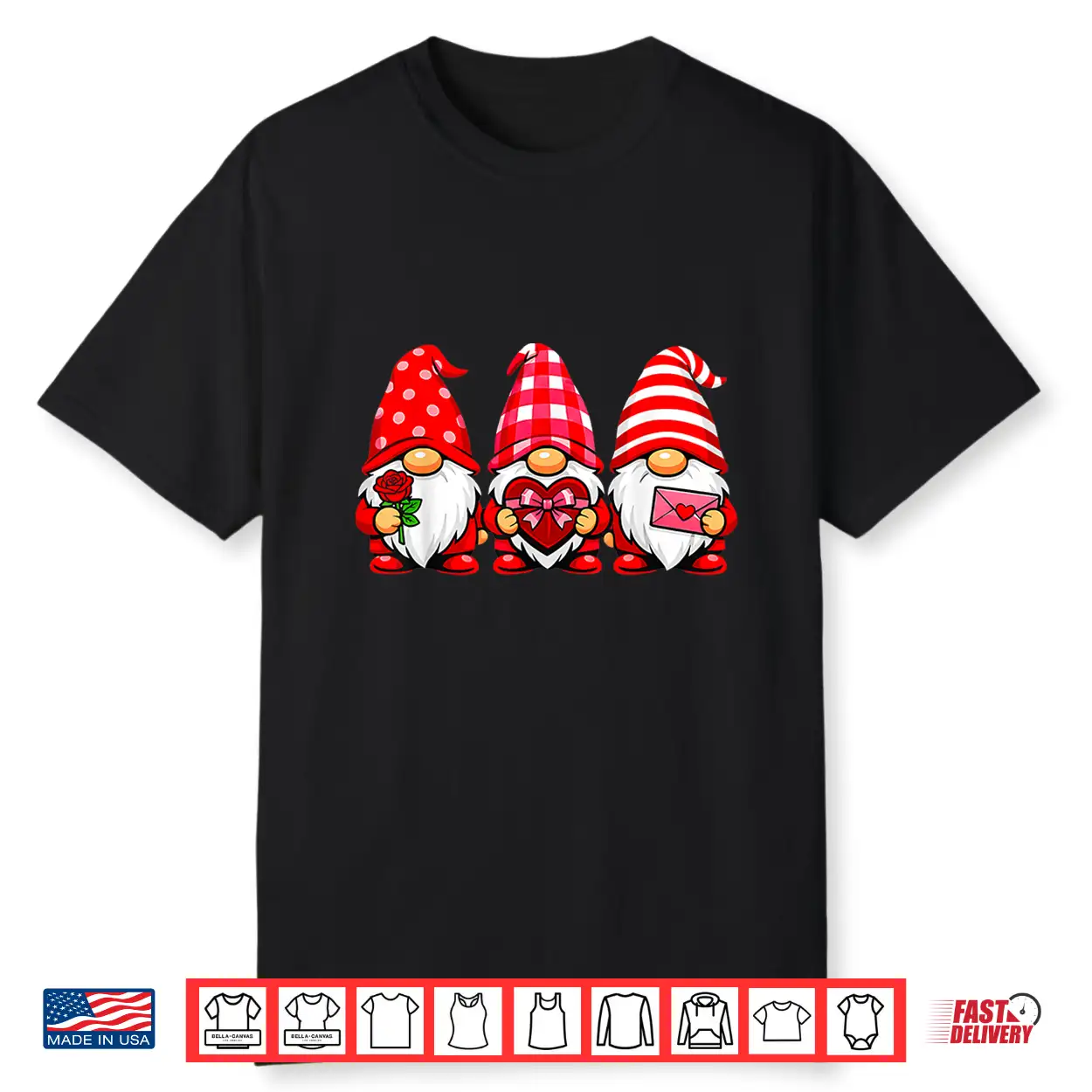 Gnomes Love Valentine’S Day Buffalo Leopard Heart Women Men Shirt Gnomes Love Valentine’S Day Buffalo Leopard Heart Women Men Shirt