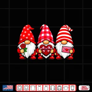 Gnomes Love Valentine'S Day Buffalo Leopard Heart Women Men Shirt 4 Design Gnomes Love ValentineS Day Buffalo Leopard Heart Women Men Shirt