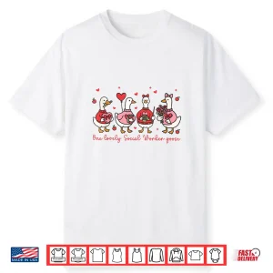 Goose Valentine Social Worker Valentine’S Day Therapist Shirt