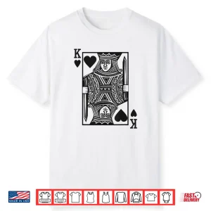 King Of Hearts Boys Valentine Toddlers Boy Valentine’S Day Shirt
