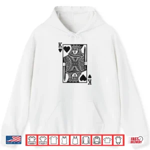 Hoodie King Of Hearts Boys Valentine Toddlers Boy ValentineS Day Shirt