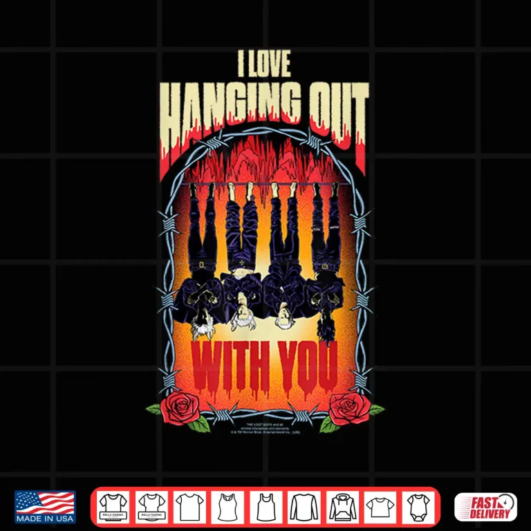 Design Lost Boys Love Hanging Out With You ValentineS Day Movie Shirt