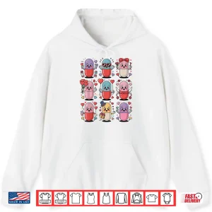 Hoodie Pharmacy ValentineS Day Pills Heart Love Pharmacist Tech Shirt