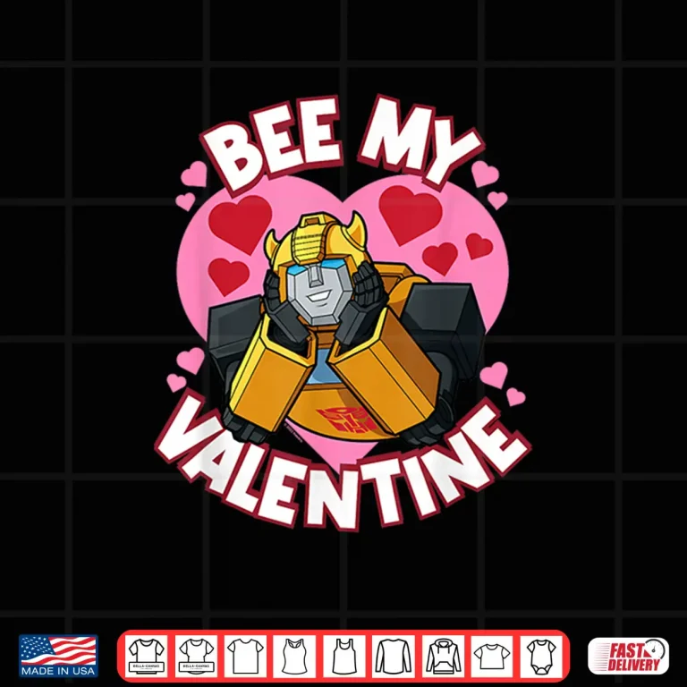 Design Transformers ValentineS Day Bumblebee Bee My Valentine Shirt