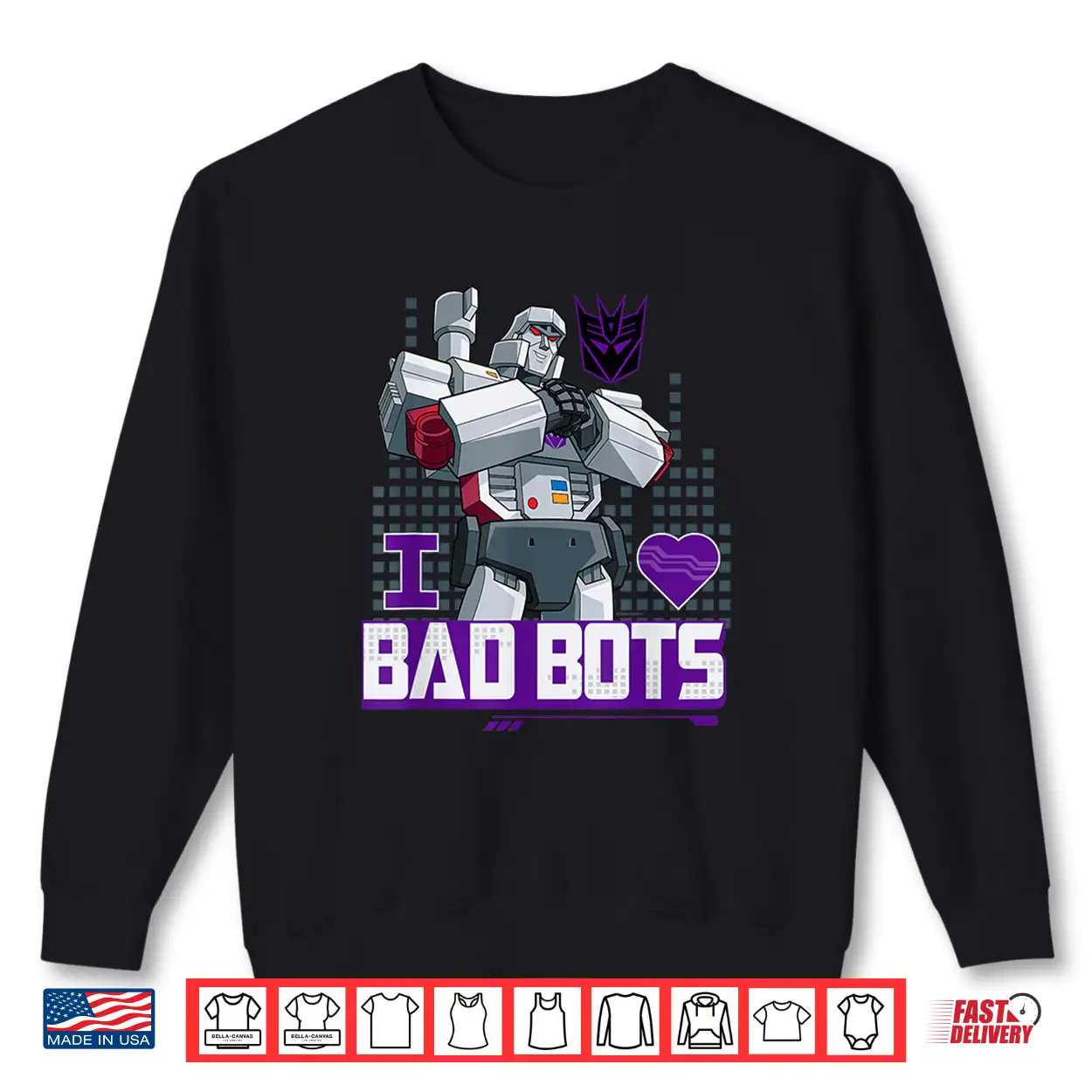 Transformers Valentine’S Day Megatron I Love Bad Bots Shirt Transformers Valentine’S Day Megatron I Love Bad Bots Shirt