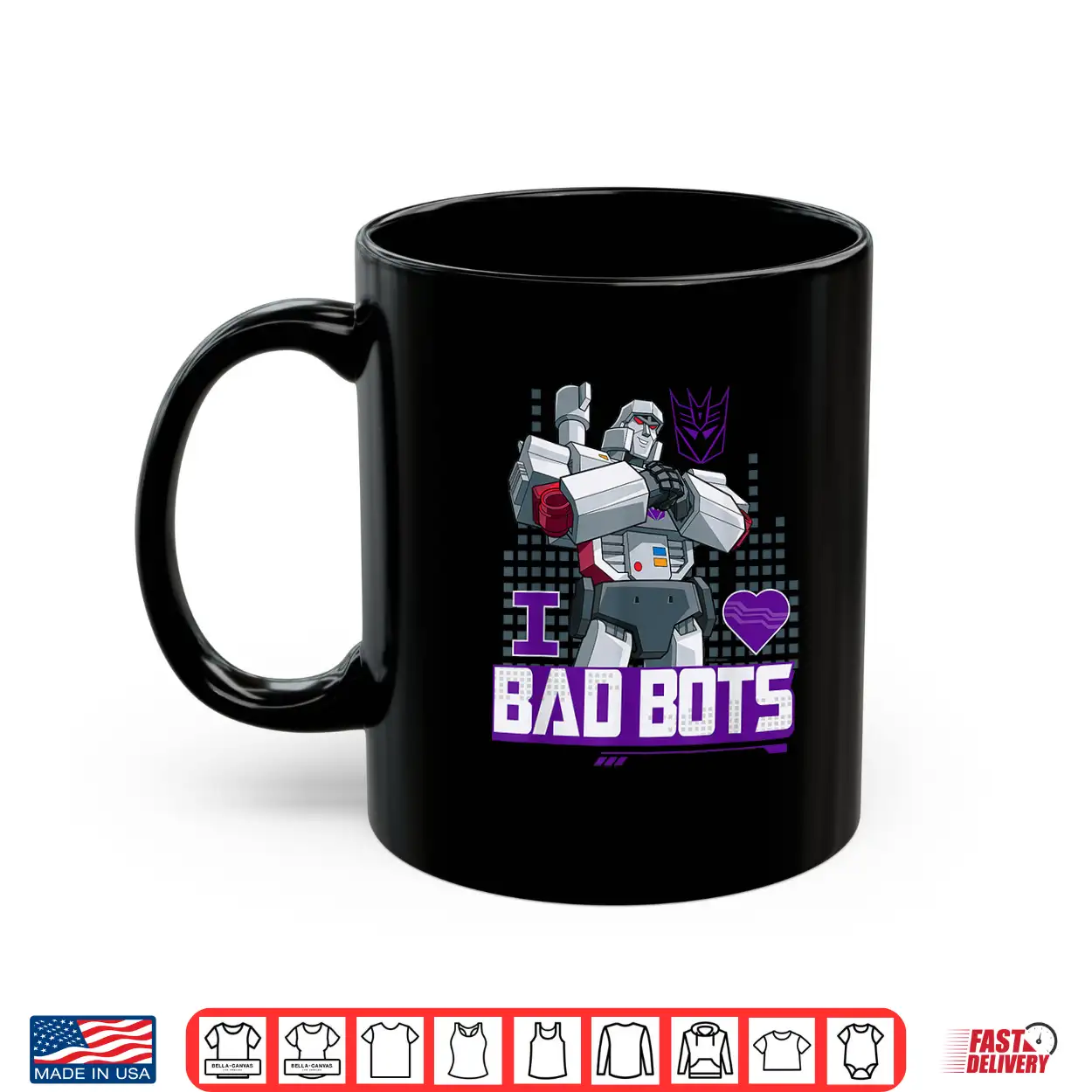 Transformers Valentine’S Day Megatron I Love Bad Bots Shirt Transformers Valentine’S Day Megatron I Love Bad Bots Shirt