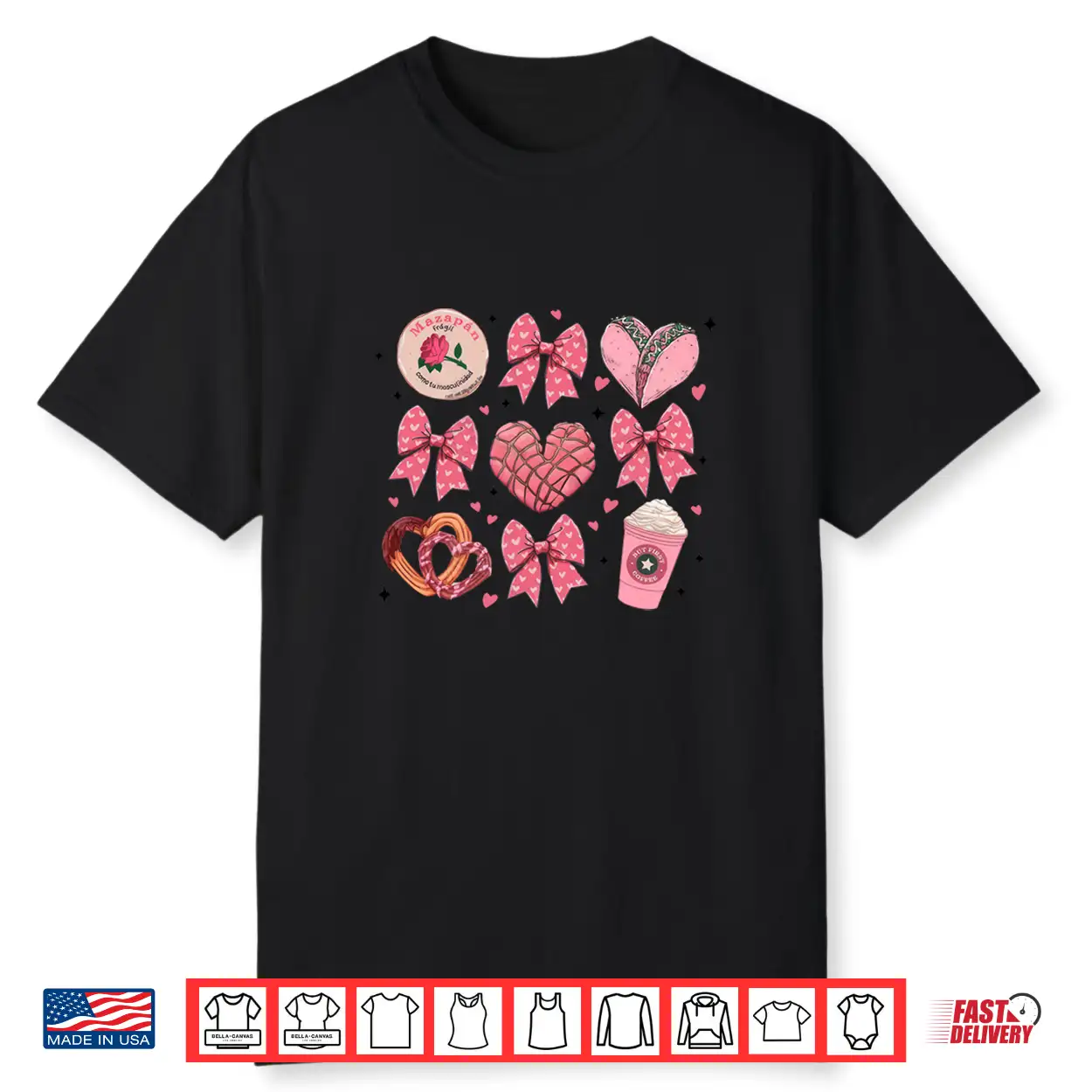 Valentine Coquette Pan Dulce Concha Valentine’S Day Shirt Valentine Coquette Pan Dulce Concha Valentine’S Day Shirt