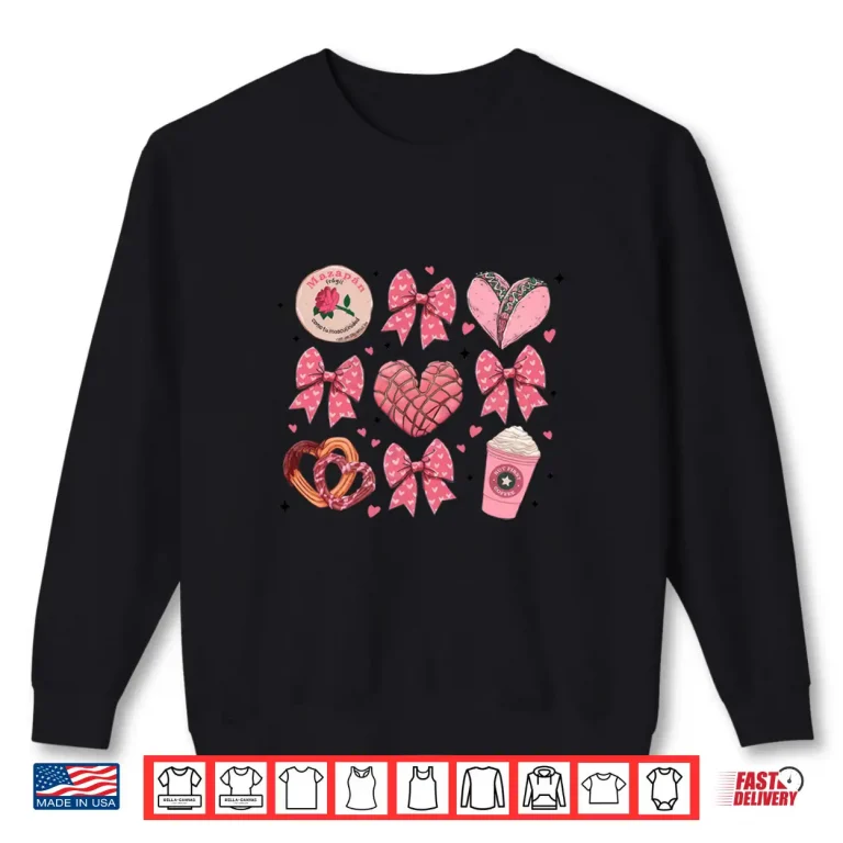Sweatshirt Valentine Coquette Pan Dulce Concha ValentineS Day Shirt