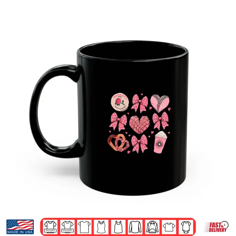 Mug Valentine Coquette Pan Dulce Concha ValentineS Day Shirt