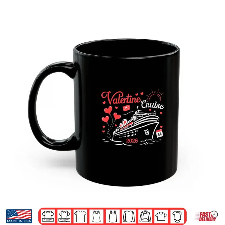 Mug ValentineS Day Cruise Squad 2026 Matching Couples Vacation Shirt