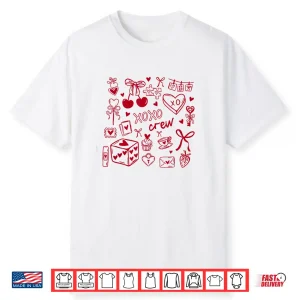 Women Xoxo Crew Valentine’S Day Galentine’S Day Matching Shirt